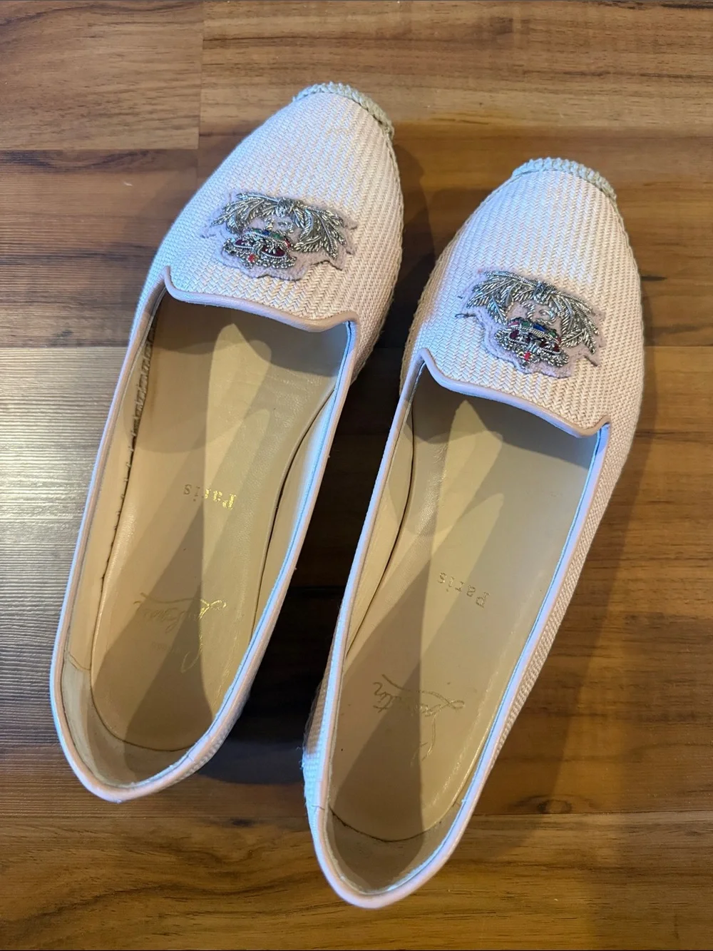 Christian Louboutin Women's Nanou Orlato Donna Espadrilles size 40